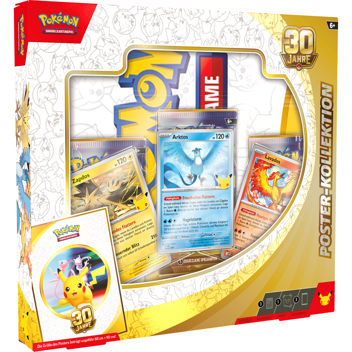 Pokemon 30 Jahre Poster Kollektion DEUTSCH VORBESTELLUNG