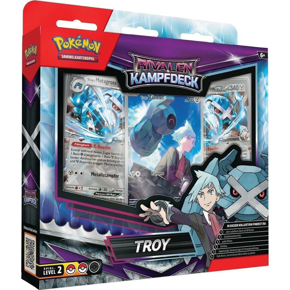 Pokemon Rivalen Kampfdeck Troy DEUTSCH