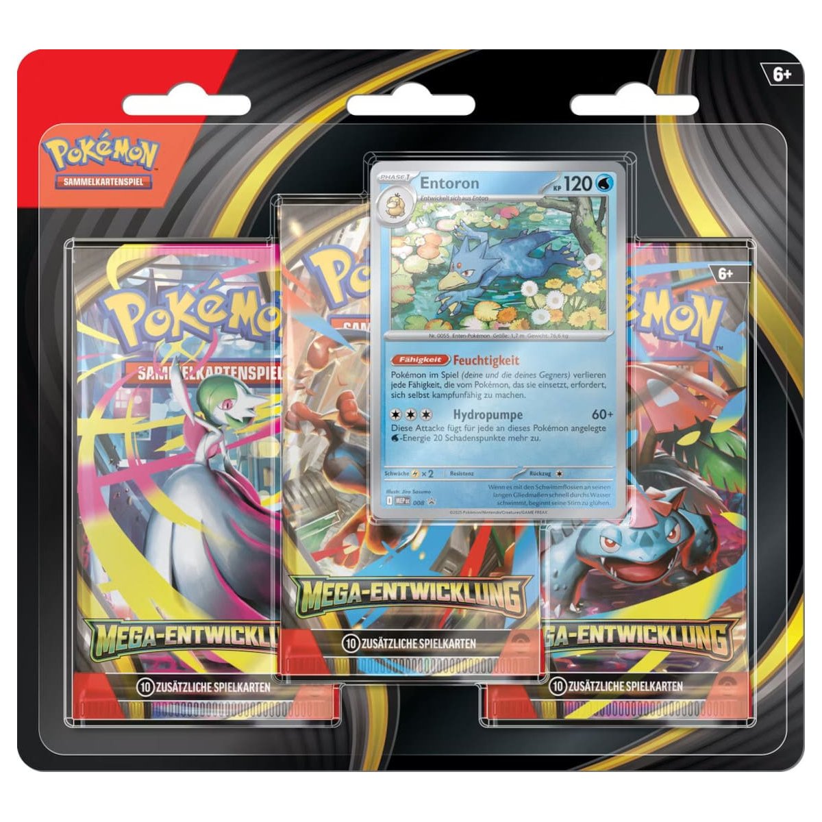 Pokemon Mega Entwicklung 3er Blister Entoron DEUTSCH 
