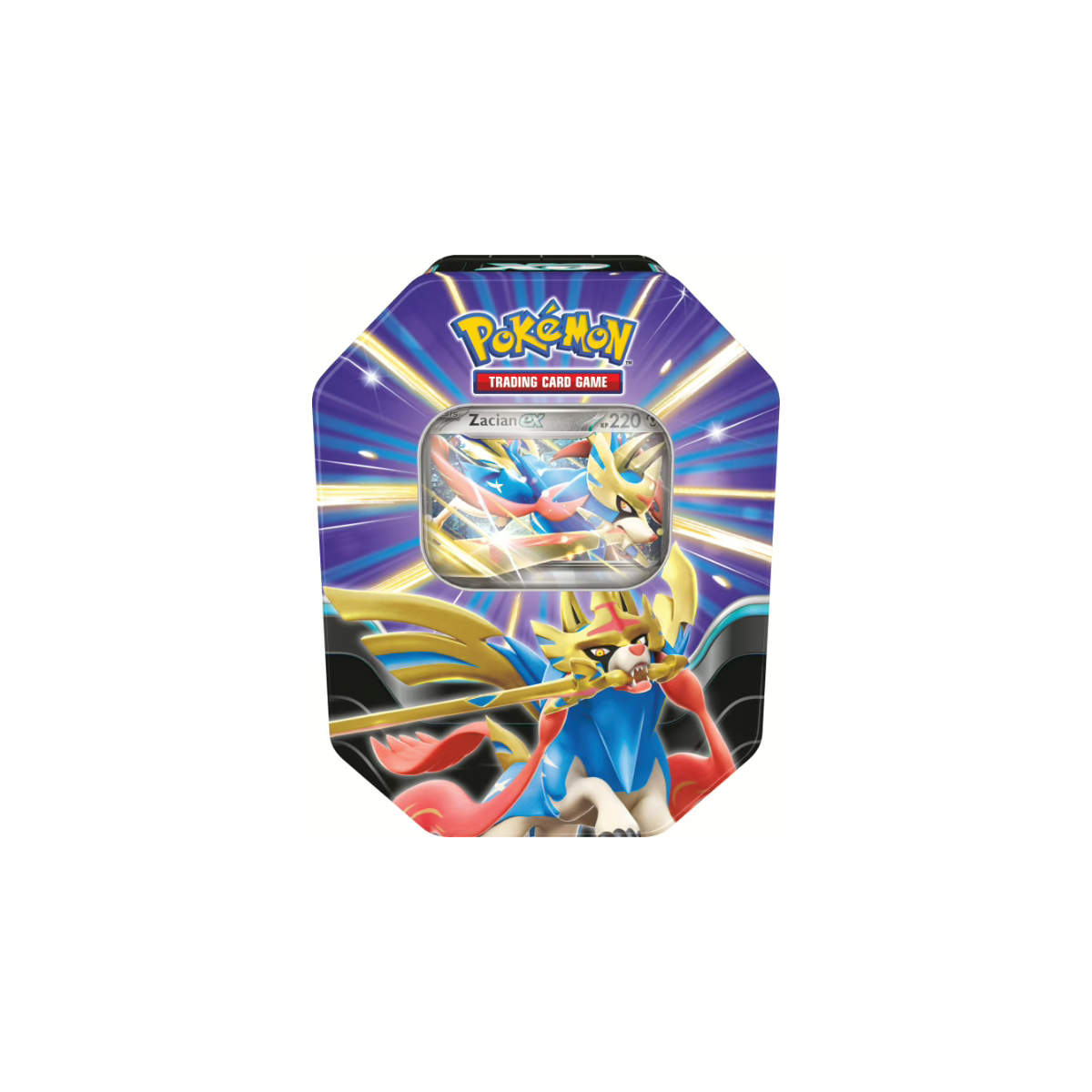 Pokemon Schlagkräftige Legenden Zacian EX Tin Box DEUTSCH