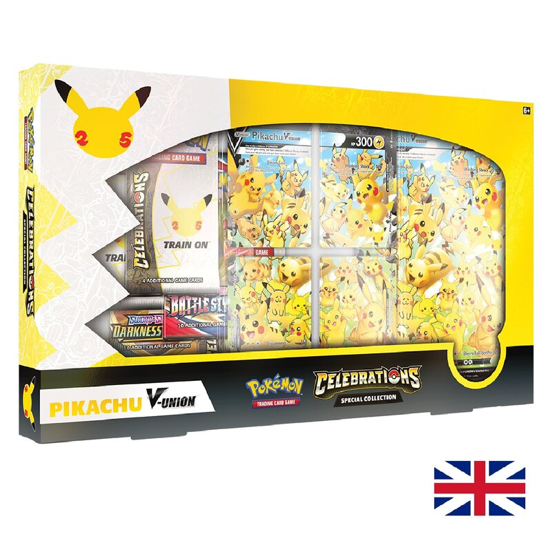 Pokemon Celebrations Pikachu V-Union Special Collection ENGLISCH