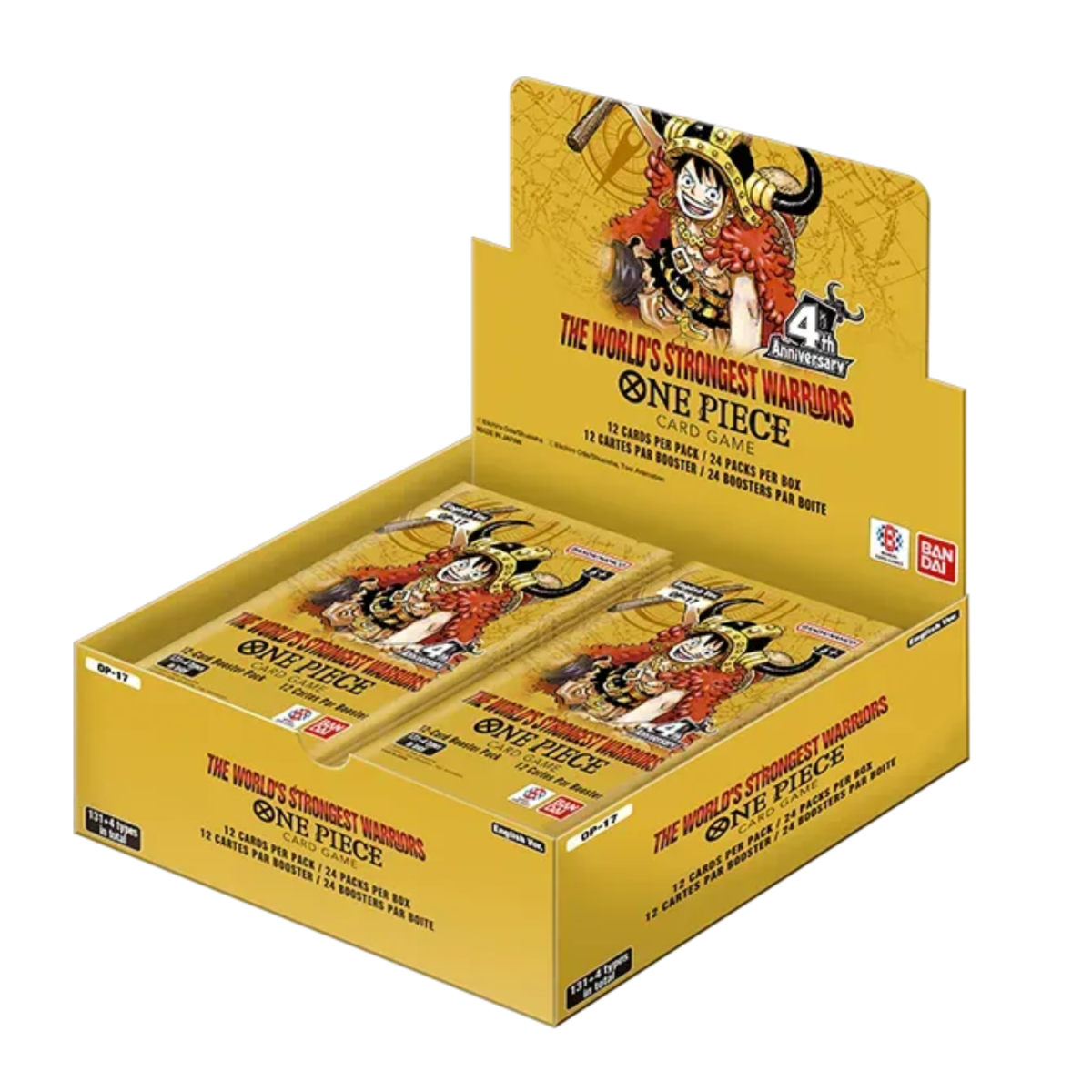 One Piece Card Game The World’s Strongest Warriors Booster Box OP 17 ENGLISCH VORBESTELLUNG
