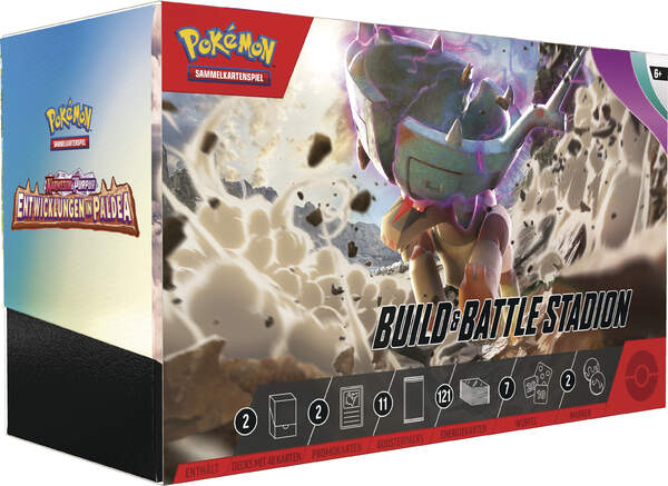 Pokemon Entwicklungen in Paldea Build & Battle Stadion Box DEUTSCH