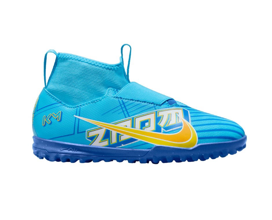 Nike JR Zoom Superfly Academy TF Mbappe blau