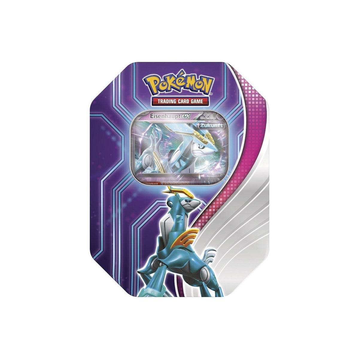 Pokemon Paradox Schicksale Eisenhaupt EX Tin Box 2024 DEUTSCH