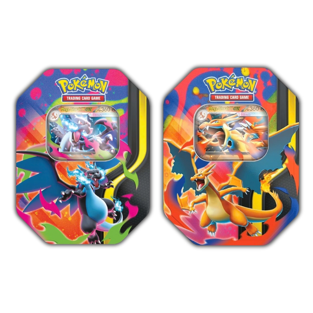 Pokemon Mega Glurak X & Y Tin Box Set DEUTSCH