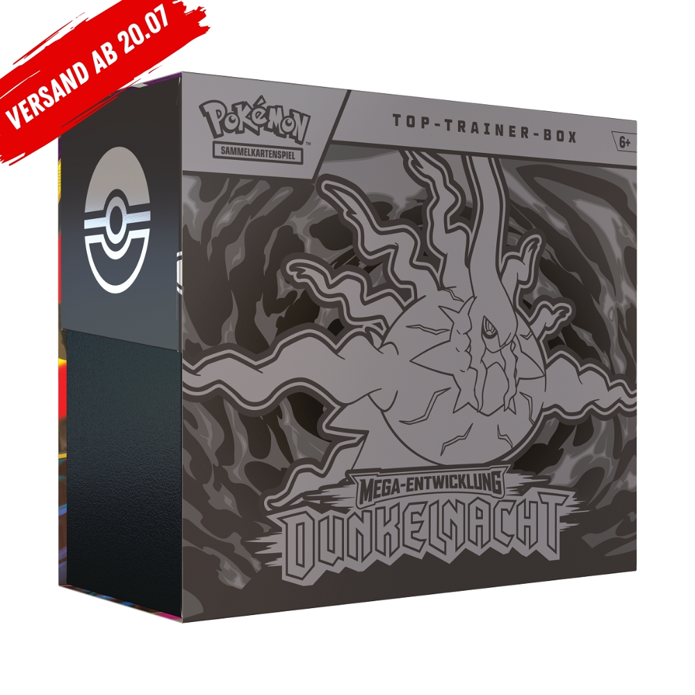 Pokemon Mega Entwicklung Dunkelnacht Top Trainer Box DEUTSCH VORBESTELLUNG