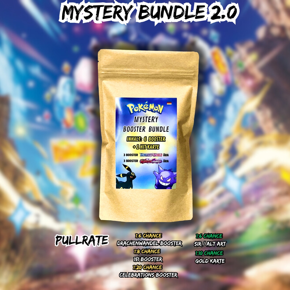 Pokemon Mystery Booster Bundle DEUTSCH