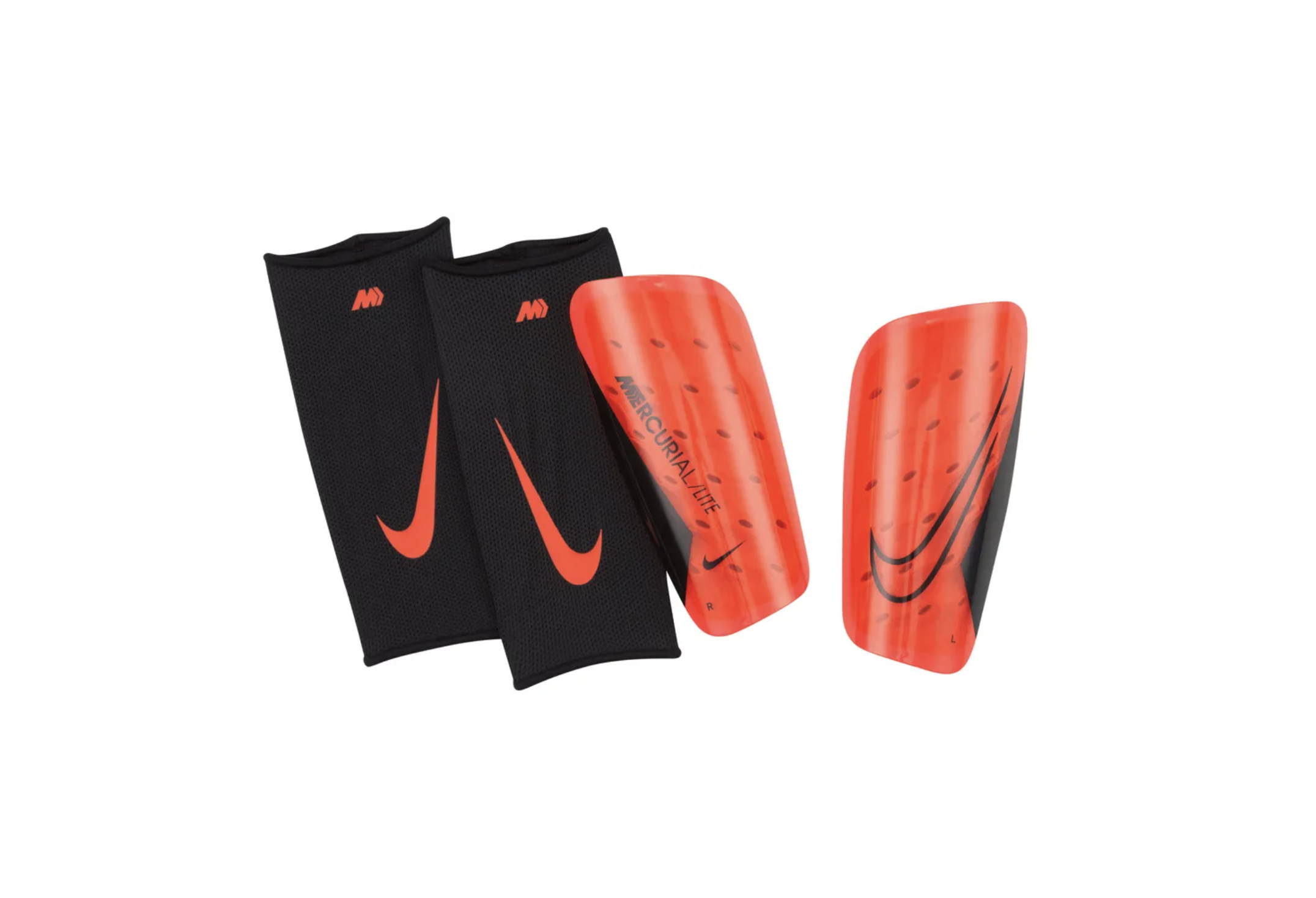 Nike Mercurial Lite Schienbeinschoner rot schwarz