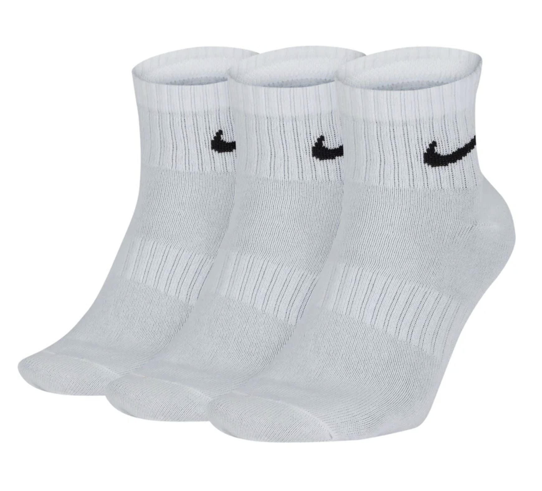 Nike Everyday Lightweight Ankle 3er Pack Socken white/black