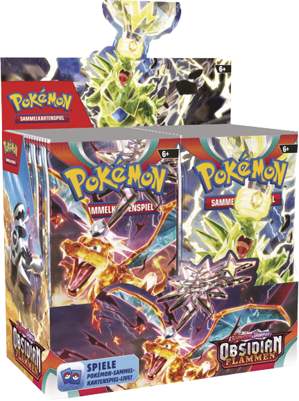 Pokemon Obsidianflammen Booster Display DEUTSCH
