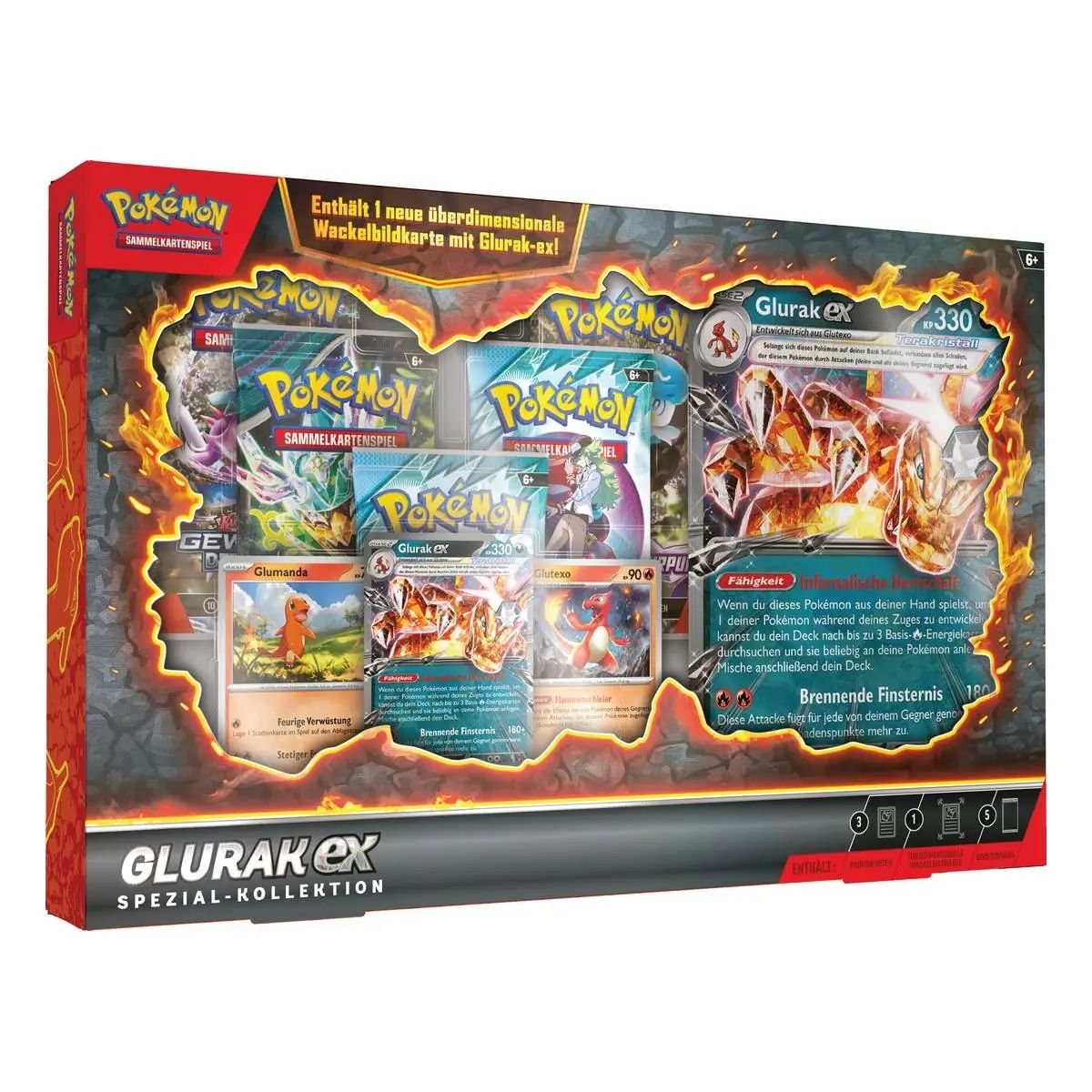 Pokemon Glurak EX Spezial Kollektion DEUTSCH