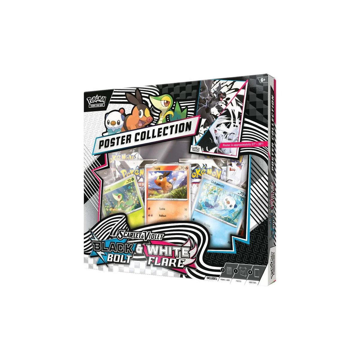 Pokemon Black Bolt & White Flare Poster Collection ENGLISCH