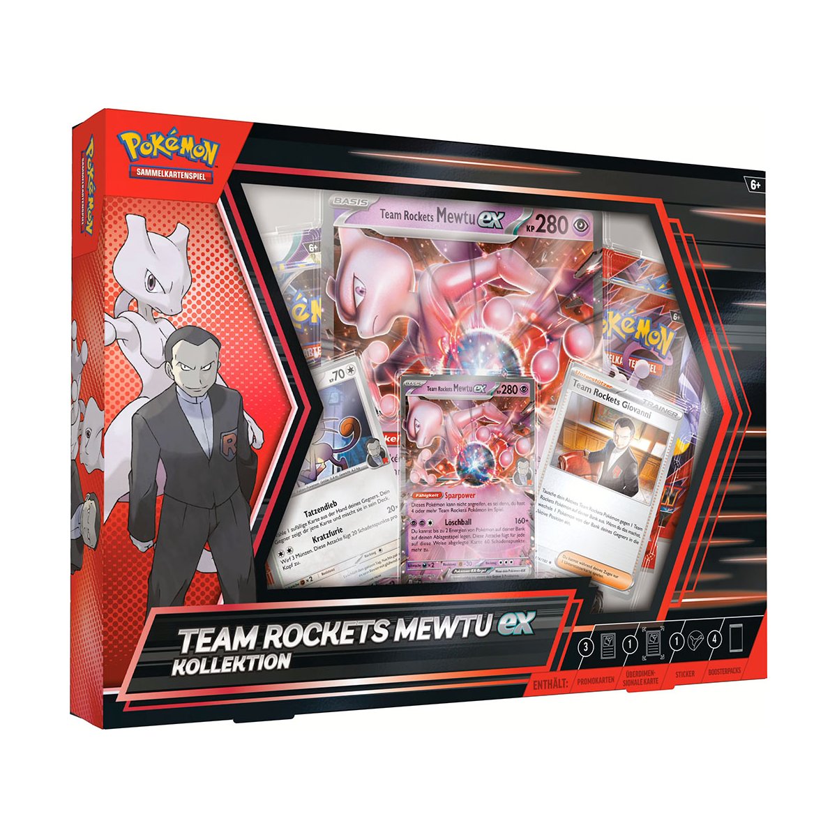 Pokemon Team Rockets Mewtu EX Kollektion DEUTSCH