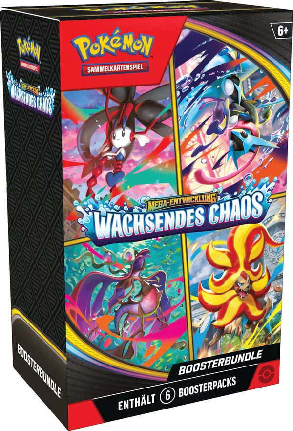 Pokemon Mega Entwicklung Wachsendes Chaos Booster Bundle DEUTSCH VORBESTELLUNG