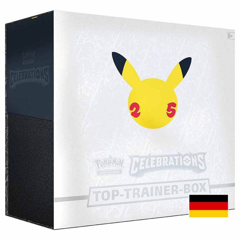 Pokemon Celebrations Top-Trainer Box 25th Anniversary DEUTSCH 