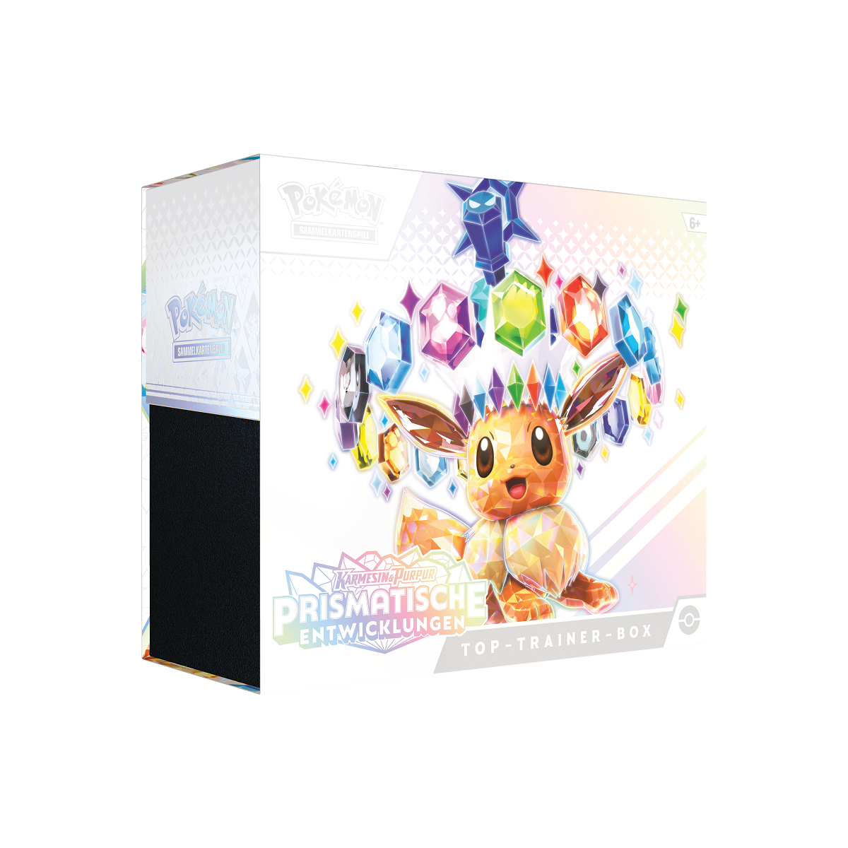 Pokemon Prismatische Entwicklungen Top Trainer Box DEUTSCH