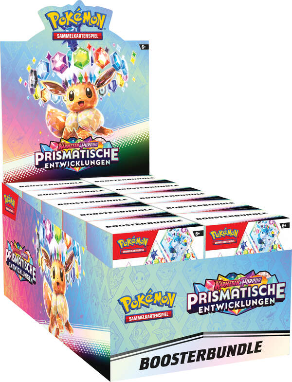 Pokemon Prismatische Entwicklungen Booster Bundle Display DEUTSCH 