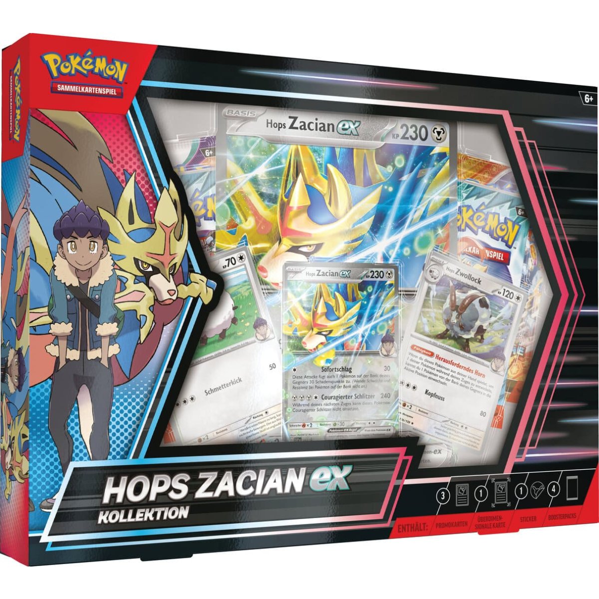 Pokemon Hop's Zacian EX Kollektion Box DEUTSCH