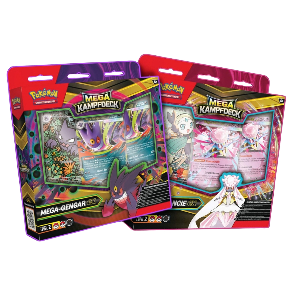 Pokemon Mega Gengar EX & Mega Diance Mega Kampfdeck DEUTSCH