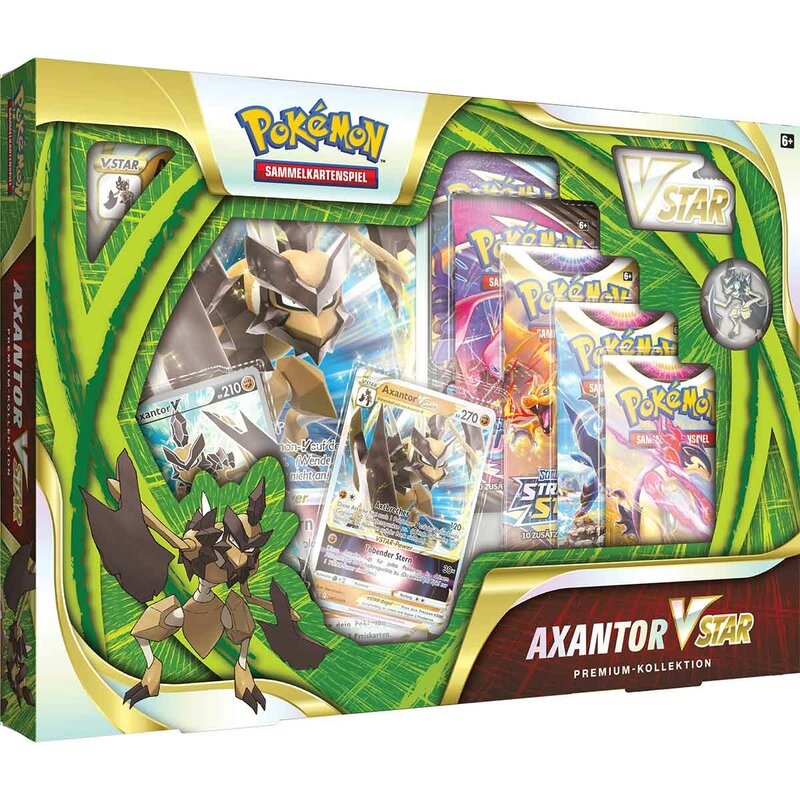 Pokemon Axantor VStar Premium Kollektion Box
