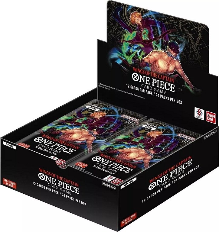 One Piece Wings of the Captain OP06 Booster Display (24 PACKS) ENGLISCH