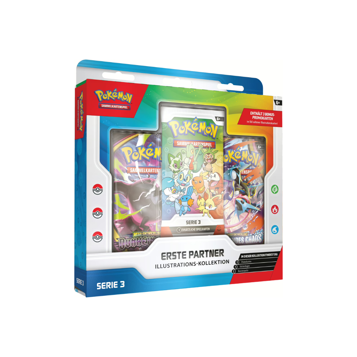 Pokemon Erste Partner Illustrations Kollektion Serie 3 DEUTSCH VORBESTELLUNG