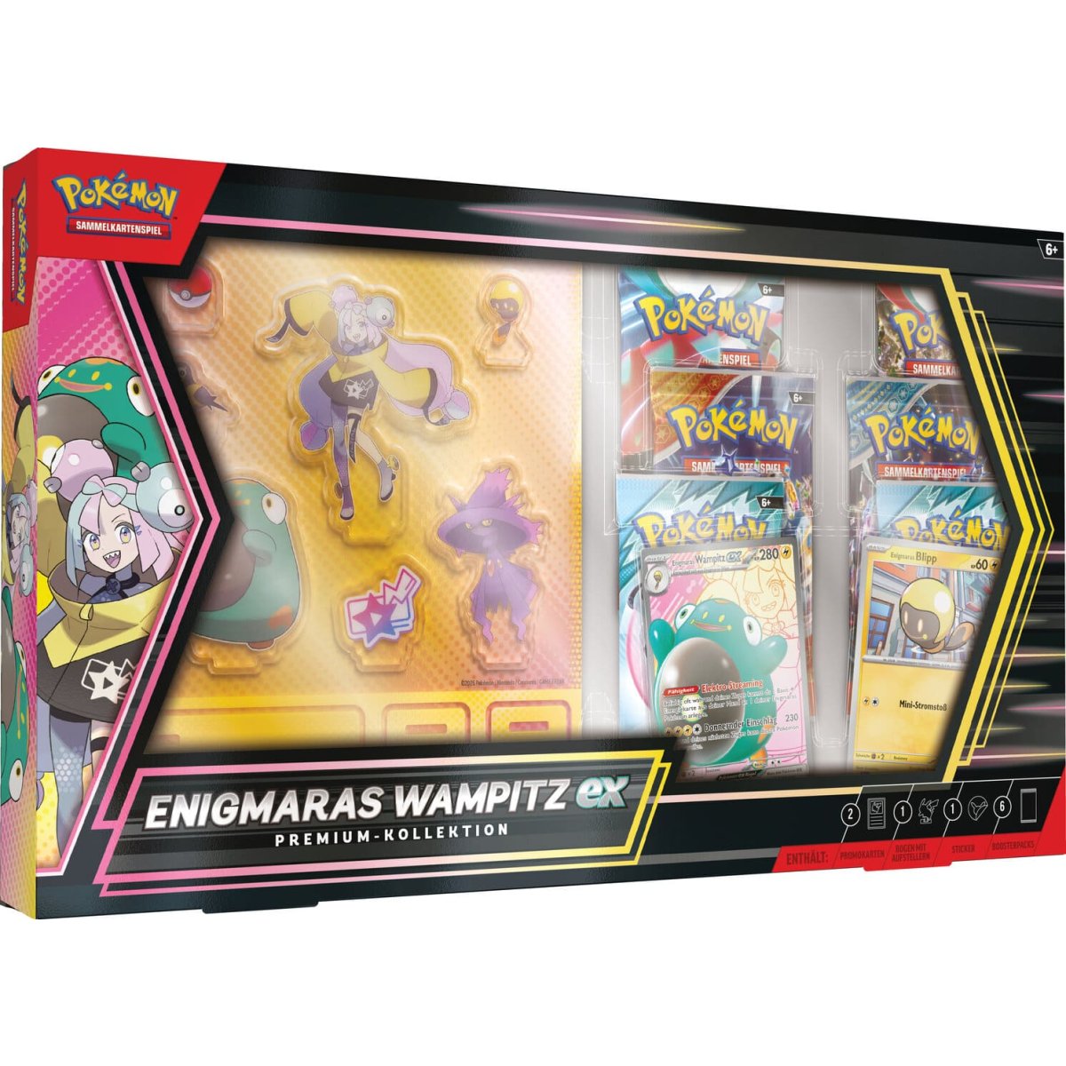 Pokemon Enigmaras Wampitz EX Premium Kollektion DEUTSCH