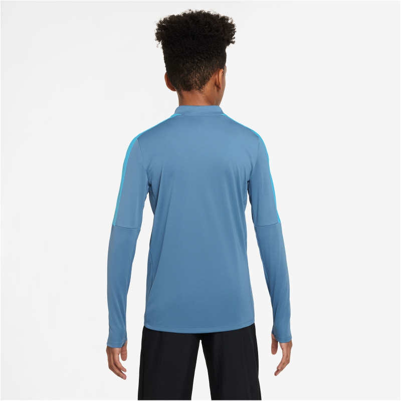 Nike Dri-FIT Academy 23 Zip Top langarm Fußball Trainingsshirt Kinder blau