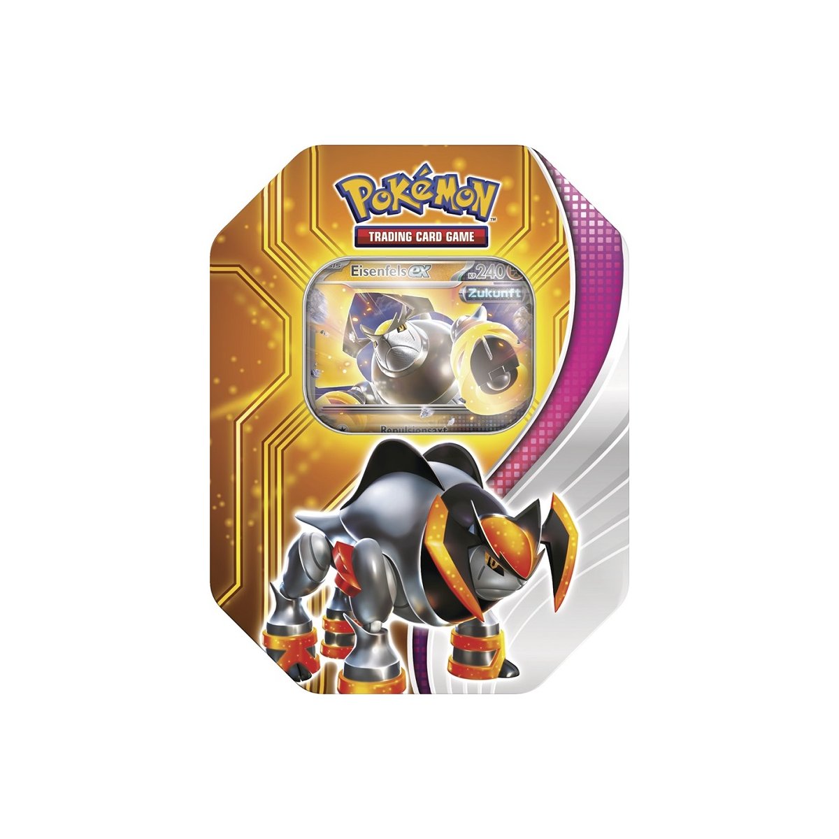 Pokemon Paradox Schicksale Eisenfels EX Tin Box 2024 DEUTSCH