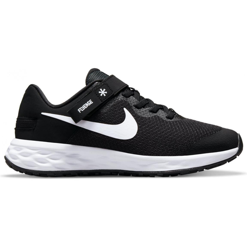 Nike Revolution 6 Flyease NN GS schwarz weiß