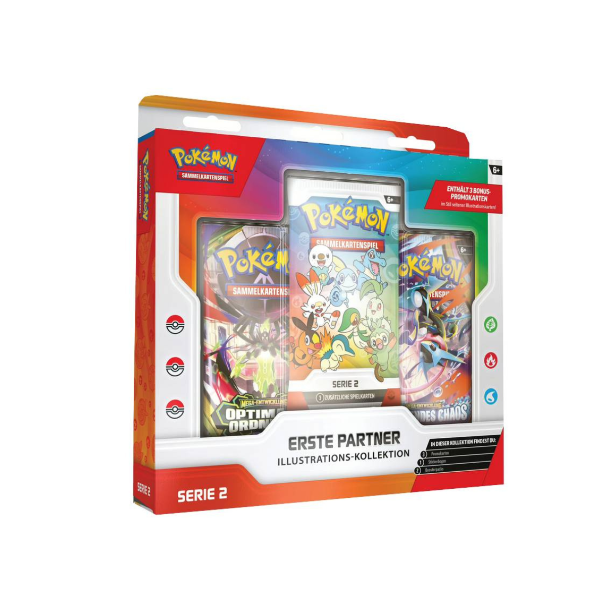 Pokemon Erste Partner Illustrations Kollektion Serie 2 DEUTSCH