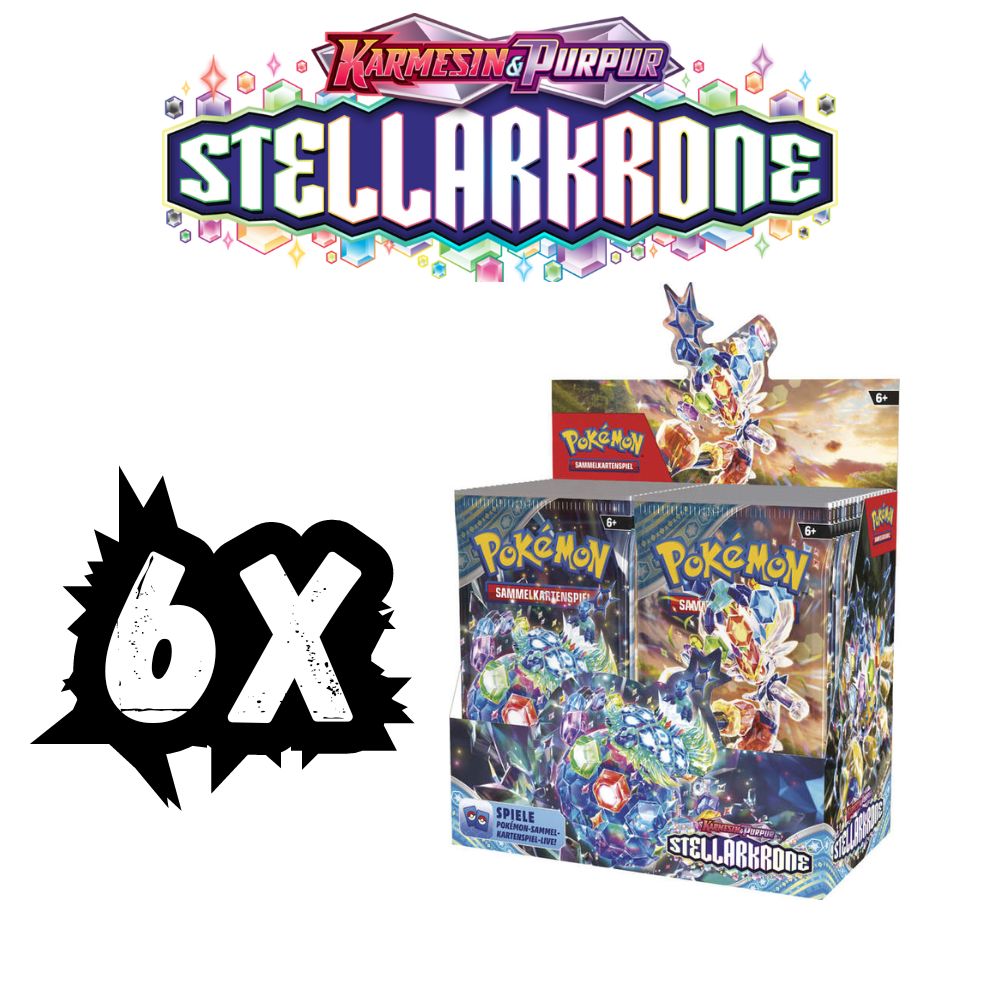 Pokemon Stellarkrone Booster Display 6x DEUTSCH